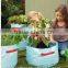 cheap vertical flower pouch with many holes garden baggrow bag holes bottom plant bag
