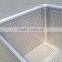 Aluminum perforated sheet turnover container case, cargo storage container