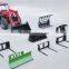 top quality EURO style tractor use hydraulic operating front end loader with CE cetification