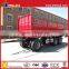 40T 50T 3 Axle Steel Fence Truck Trailer Tri-Axle Cargo Drawbar Towing Full Trailer
