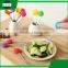 silicone stainless steel ceramic tableware cartoon fruit fork set