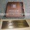 Etching Stainless Steel Metal Number Letter Signage Outdoor Sign Board