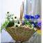 Wholesale Handmade ECO-friendly Home And Garden Decoration Flower Basket