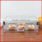 Stackable Square Acrylic Display Case with Front Door bakery showcase