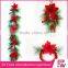 christmas wall hanging decorations mini artificial christmas wreaths cheap for christmas market