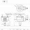 QT450 50hp excavator gearbox