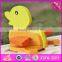 2017 New product funny 3d duck children wooden animal puzzles for toddlers W14G043