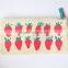 Strawberry Print Ladies Toiletry Handbag Cosmetic Cotton Case Bag Organiser Bag