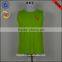 Dri Fit Sport Green Tank Top Heat Transfer Printing Cosy Vest