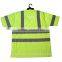 ANSI 107 Hi-vis Yellow Short Sleeve Reflective Tape Safety T-shirt