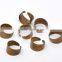 Custom Copper Tone Ring Base Blank Findings