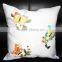 embroidered sea style cushion cover