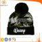 Pom Custom Embroidery Beanie