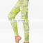 multi color splice printed custom leggings