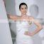 EM8003 Strapless Double-deck Ruffle Swing Taffeta Material Evening Dress Handwork Flower Bridesmaid Dress Elegant Party Dress