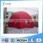 SUNWAY Red and White Inflatable Dome Tent,Tent With Inflatable Mattress