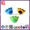 Promotional items wholesale custom made paw shape pet plush toys with sound for dogs