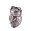 Pewter owl money box