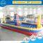 Plato trampoline interactive bungee run kids inflatable boxing ring on sale