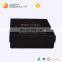 Black cardboard box, paper cholocate box with grids, custom packing box for candy