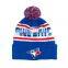 wholesale custom star hot stamping printing beanie 100% acrylic knitted beanie hat