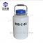 yds 2 Aluminum Storage Vacuum Flask 2l Liquid Nitrogen Containers with Straps