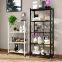 4 Layer Steel Mobile Storage Shelf Kitchen Dish Storage  Shelf