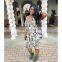 Dollar Print Women Summer Dress Girl Female U neck Sleeveless Club Party Dress Vest dress Vestidos