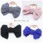 20colors free choose Newborn Baby Girls Handtie Soild Messy Bows Nylon Headbands One Size Fit Most Girl's Knot Hairbands
