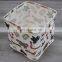 Home Organization Cotton Linen Laundry Basket Box Canvas Foldable Storage Boxes Bins Cubes Boxes