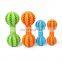 Durable nontoxic rubber interactive IQ dental treat teeth cleaning toy for dogs