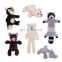 Manufacturer wholesale cute bear squeak soft dog PV plush toys