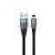 Elender Elephant Series 2.4A Fast Charging Woven Data Cable with Iron Box Package