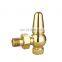 211S-J Brass Paished Chrome Thermostatic Radiator Valve