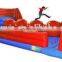 Sports adventure Inflatable wipe out obstacle course big ball game