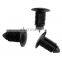 100Pcs Universal 11mm Hole Car Plastic Black Door Bumper Fender Rivet Push Clips Fasteners