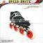 Speed skating roller skate, Speed inline roller skate