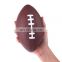 Mini Soft Standard PU Foam American Football Soccer Rugby Squeeze Ball Kids Adults Birthday Christmas Gift Football Brown Color