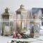 Set Of 3 Hexagonal Decorative Lantern Candle Holder Antique Gold Wedding Metal Lantern