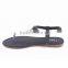 New design fashion ladies simple flat summer elastic loop happy feet sandals 2016