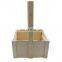 Custom Antique Rustic Portable Wooden Fruit Storage Basket