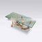 frosted glass side table