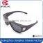 Vogue black frame black polarized lens over glasses sunglasses fishing cycling trekking riding driving gafas