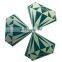 Diamond shape empty latex cosmetic packaging for perfume bottle custom logo magnetic gift essential perfume oil boxs