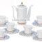 bone china tea pot set with luxury decal and cheap price and good quality