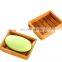 Eco Friendly Wooden Soap Dish/ Natural High Quality Handmade Bamboo Wood Soap Dish Holder