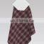 High Quality 100%  Cotton Yarn Dyed Flannel Brown Check Design
