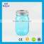Wholesale Drinking Jar With Lid Custom Made Embossed Glass Mason Jar