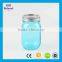 High quality food use mason jar with metal lid frosted glass mason jar