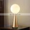 Nordic Modern Led Metal Gold Decoration Bedside Light Table Lamp For Bedroom Living Room Home Decor Hotel Lighting